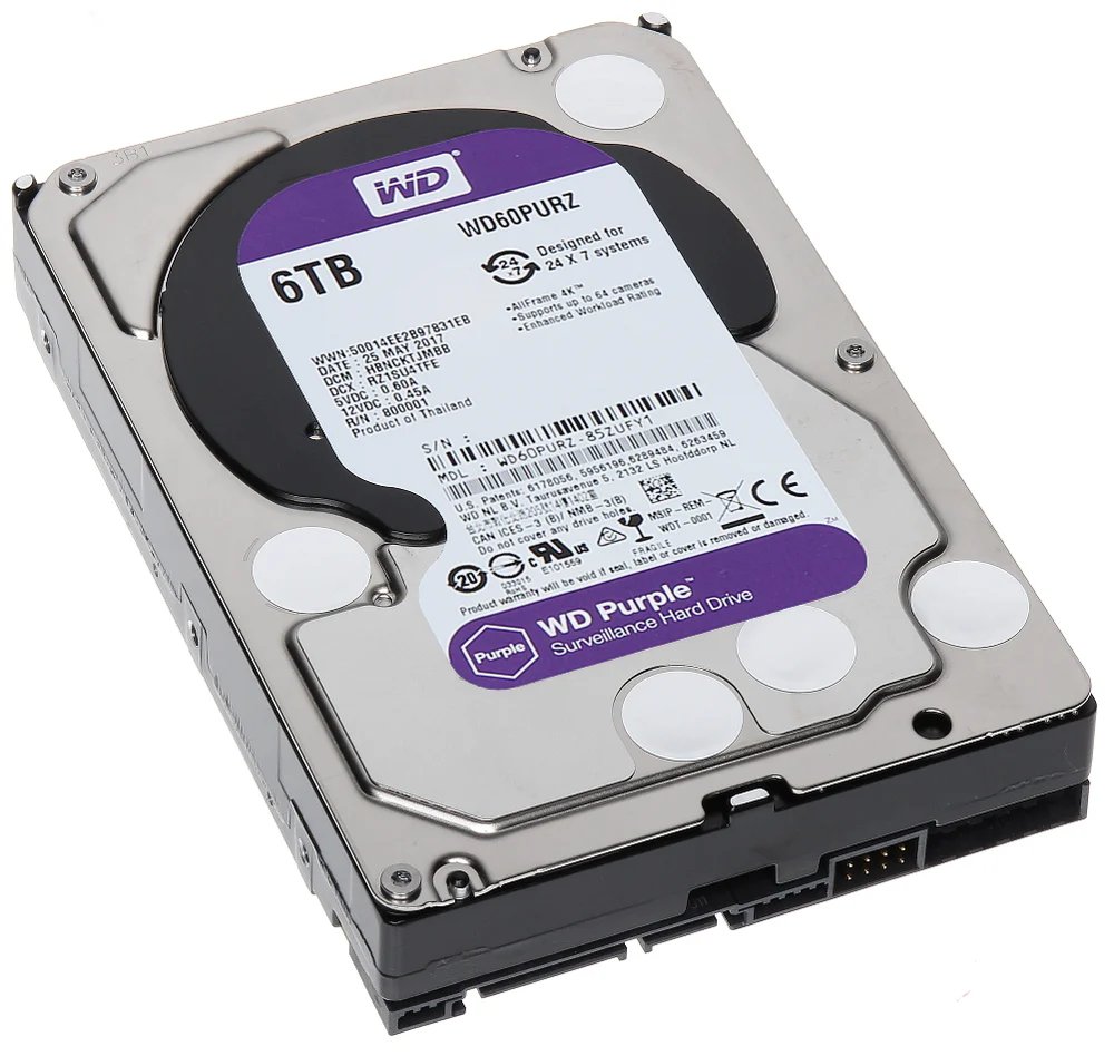 6TB WD Surveillance Hard Disk