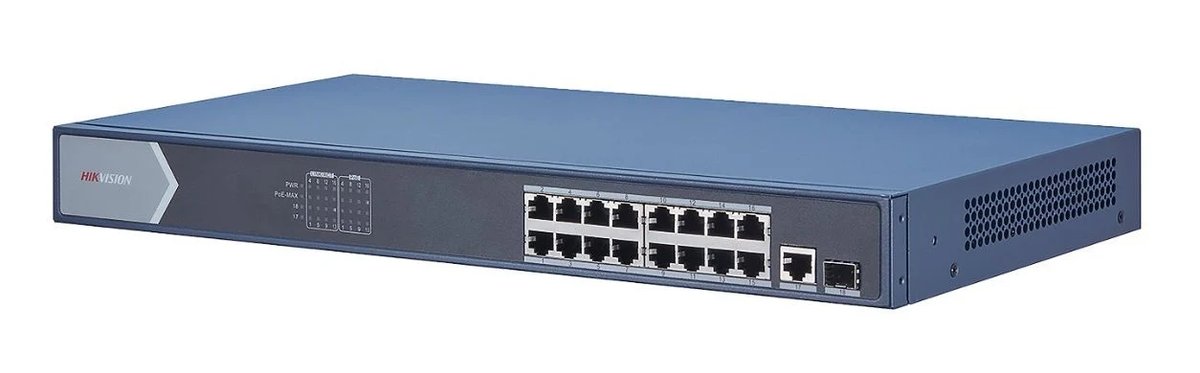 Hikvision 16 Port POE Gigabit switch DS-3EO518P-E/M